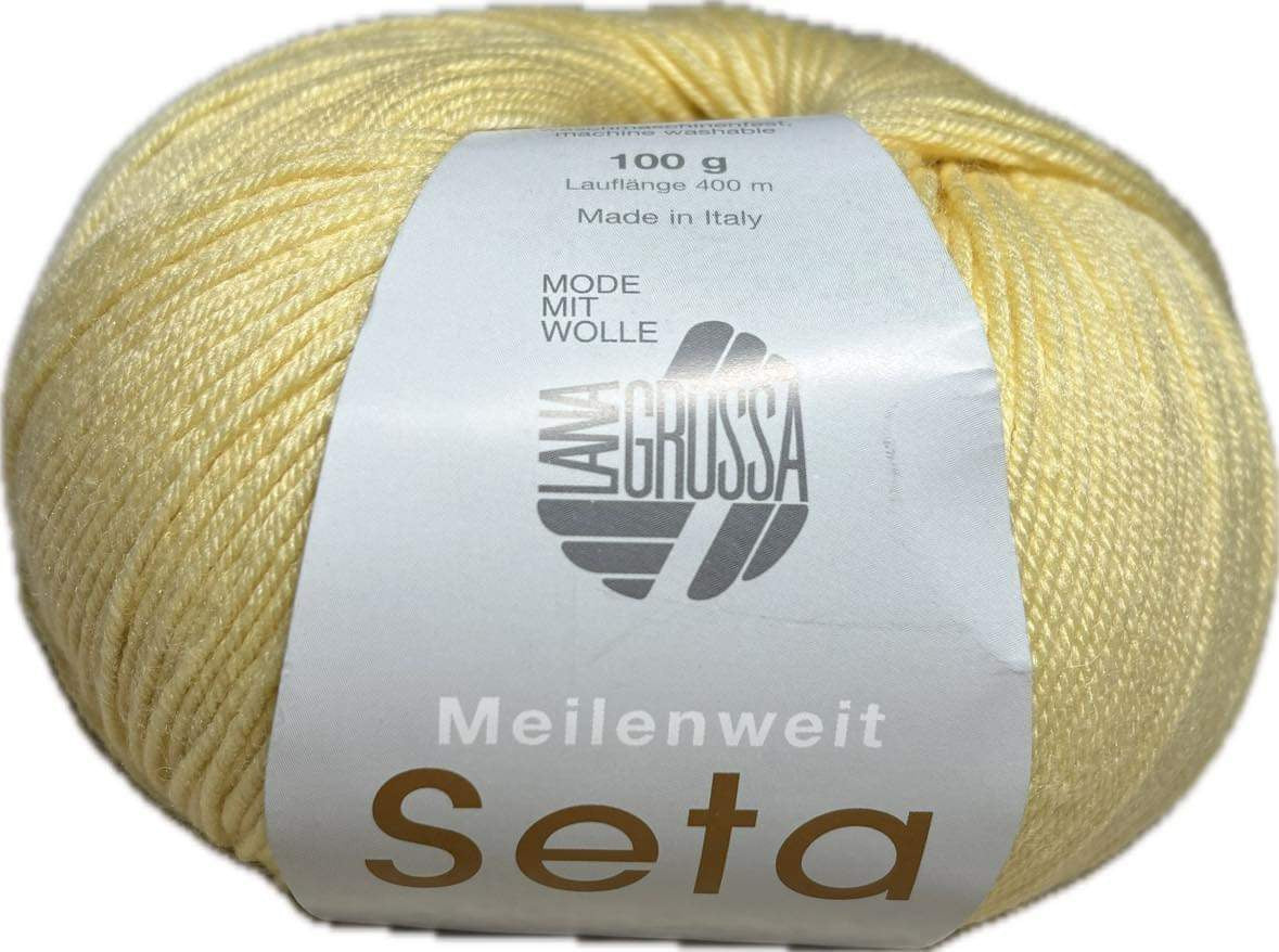Lana Grossa Meilenweit Seta Strømpegarn