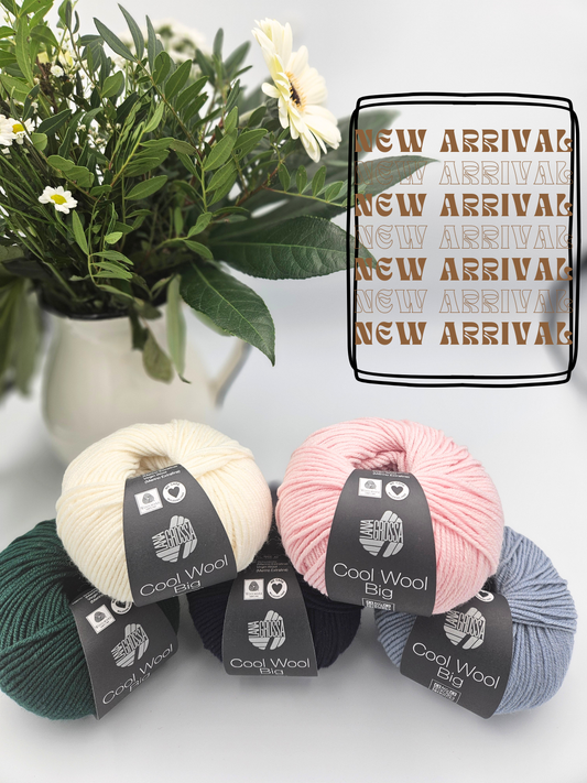 Cool Wool Big fra Lana Grossa i udvalgte farver