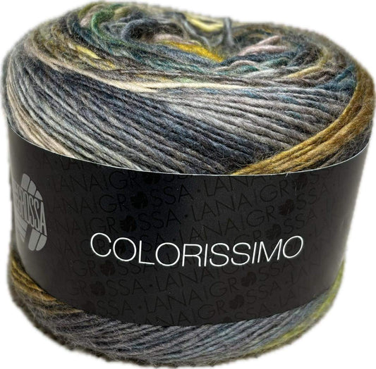 Colorissimo - Multifarvet Merinould - Lana Grossa