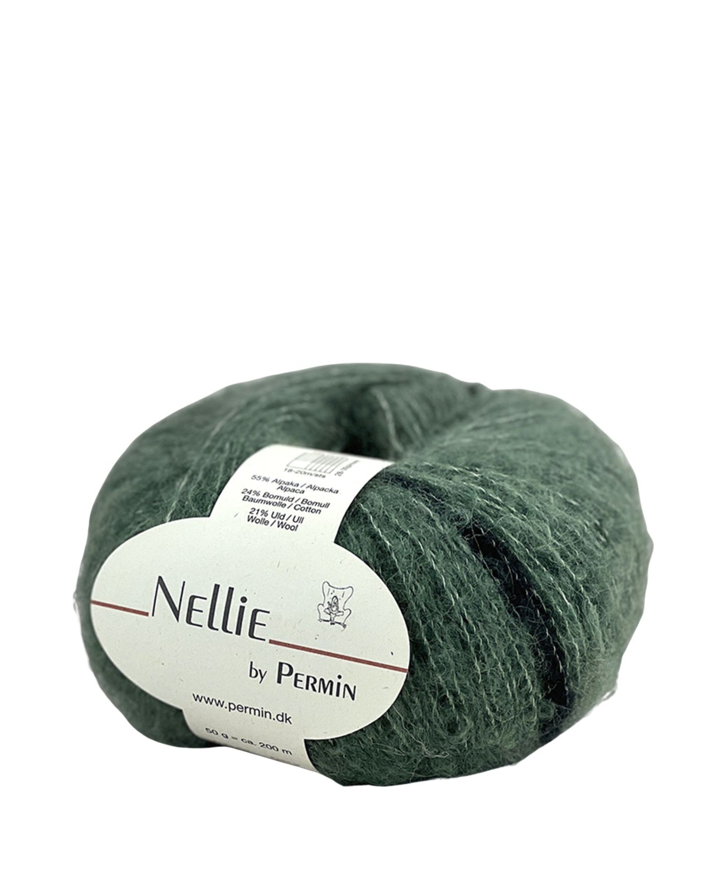 Bluse i bred rib med snoninger, Strikkekit i Nellie by Permin, art. 892414