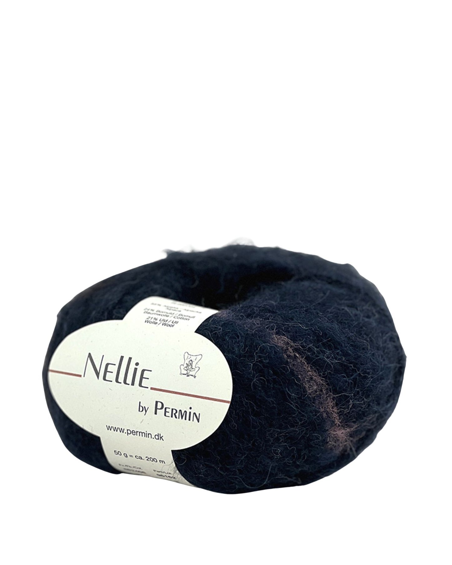 Bluse i bred rib med snoninger, Strikkekit i Nellie by Permin, art. 892414
