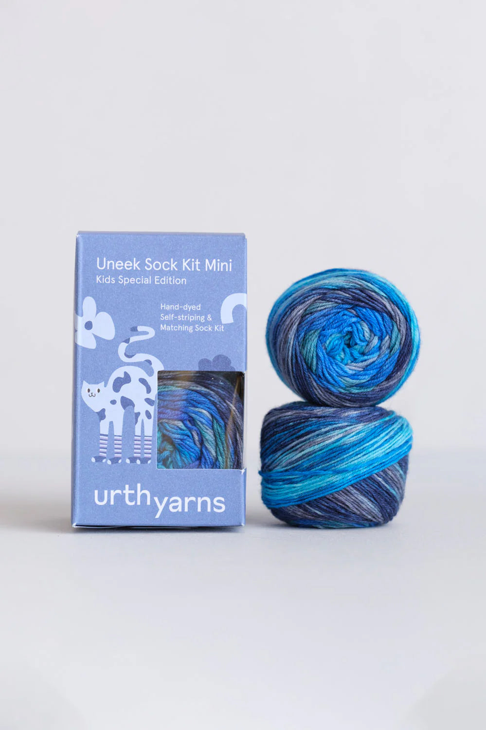 Uneek sock kit mini - Håndfarvet Stømpegarn - Urth Yarn