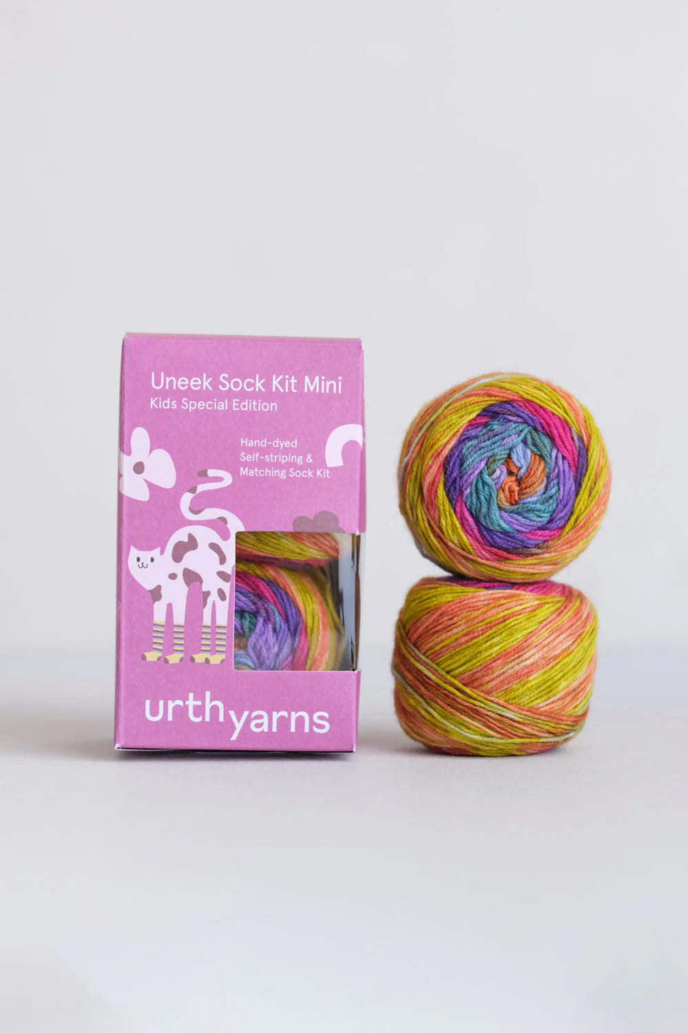 Uneek sock kit mini - Håndfarvet Stømpegarn - Urth Yarn