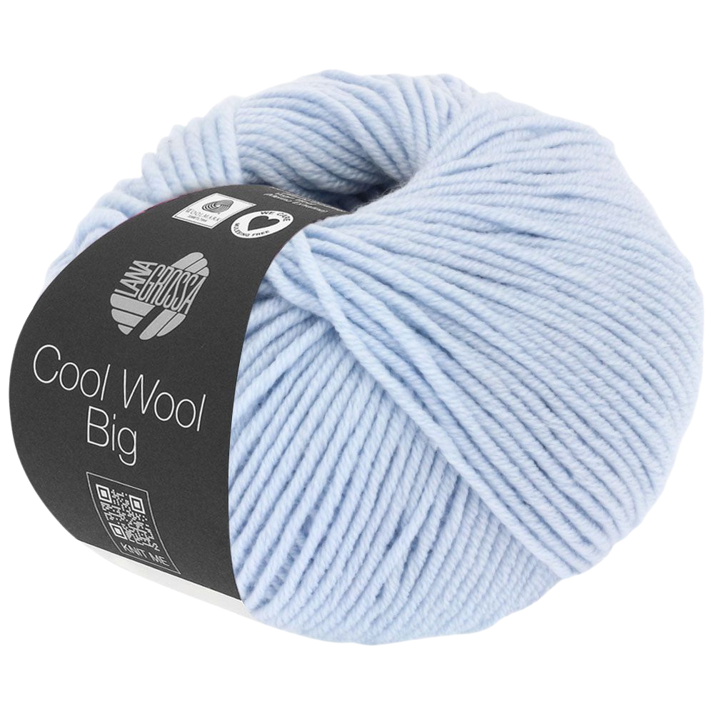 Cool Wool Big garn i lyseblå 604 fra Lana Grossa