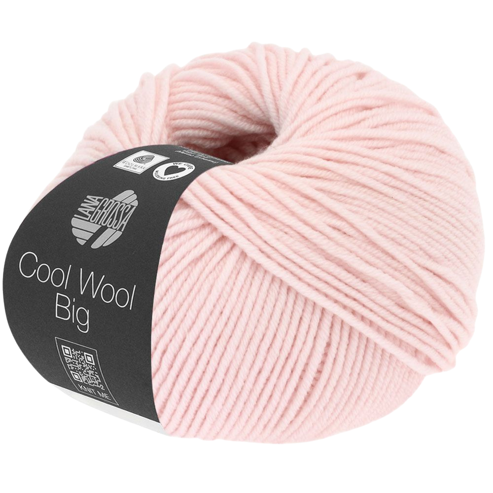Cool Wool Big garn i rosa 605 fra Lana Grossa