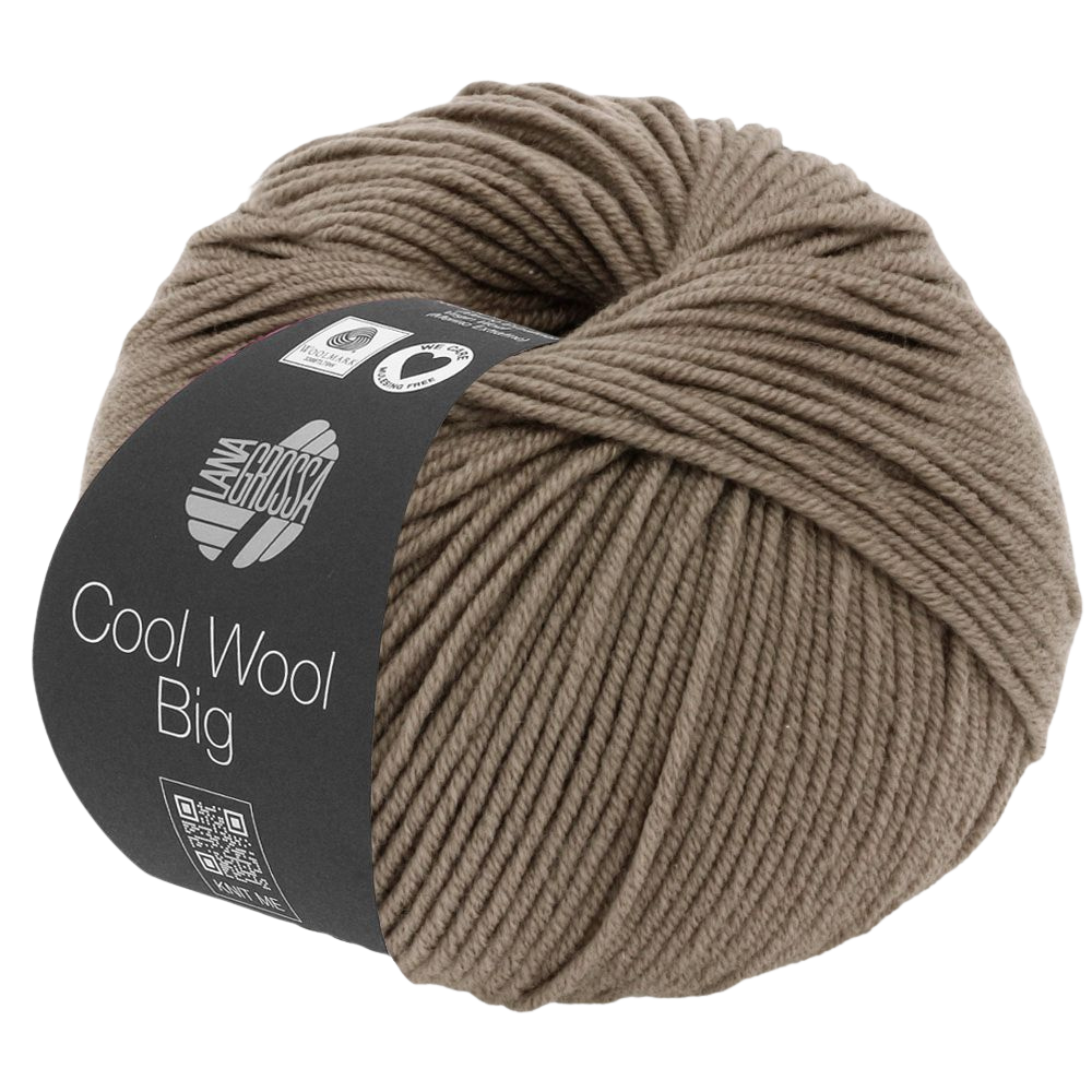 Cool Wool Big garn i gråbrun (taupe) 686 fra Lana Grossa