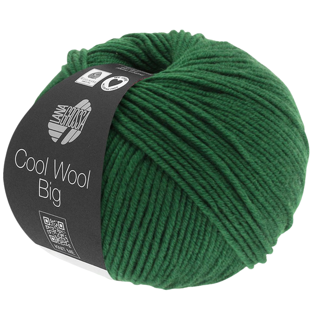 Cool Wool Big garn i flaskegrøn 949 fra Lana Grossa
