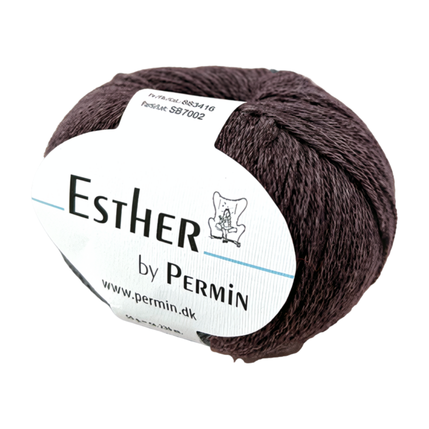 T-shirt med sadelskuldre strikkekit i Esther by Permin