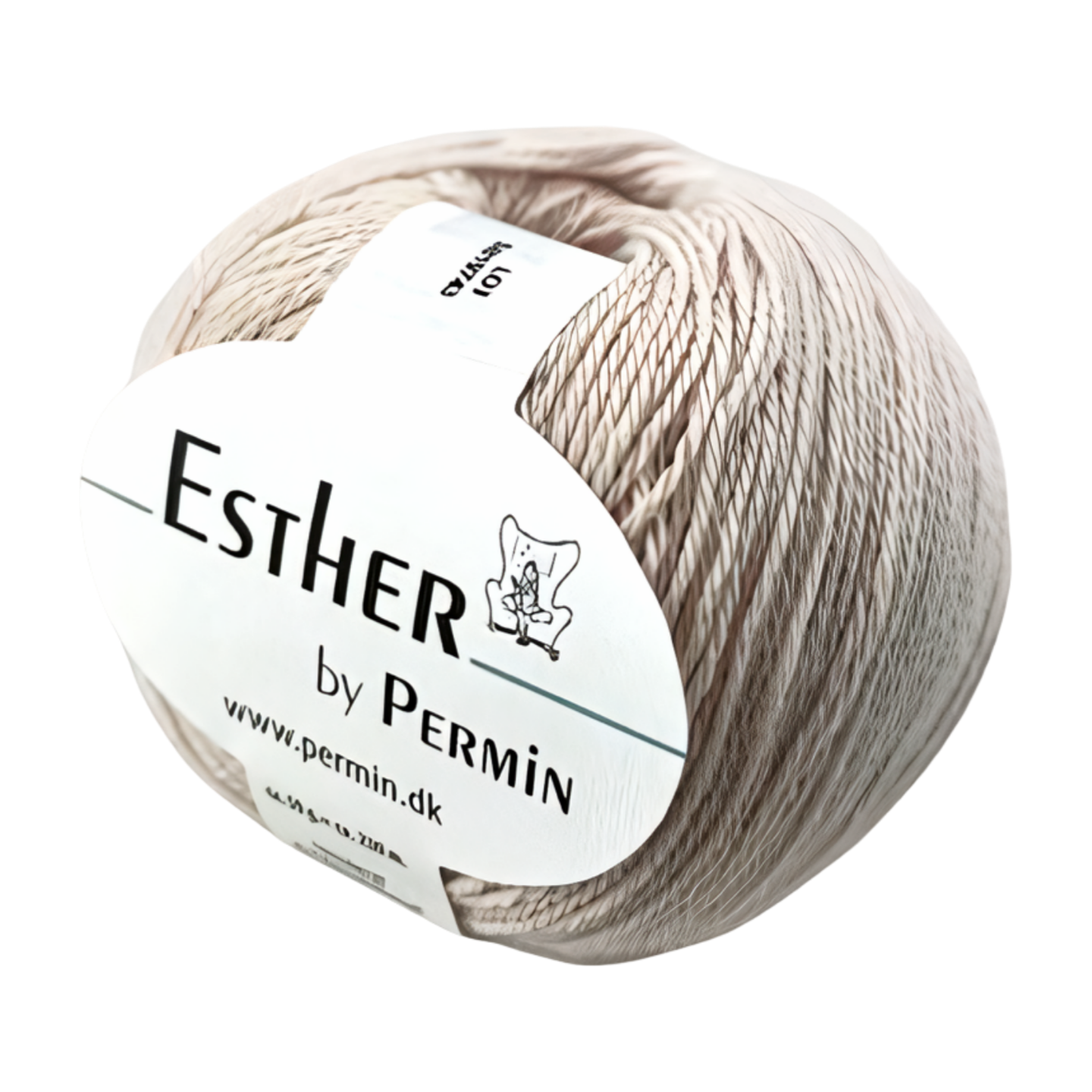 Stribet bluse Strikkekit. Børnetrøje med raglanærmer i Esther by Permin